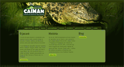 Desktop Screenshot of criatoriocaiman.com.br