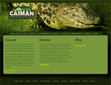 Tablet Screenshot of criatoriocaiman.com.br